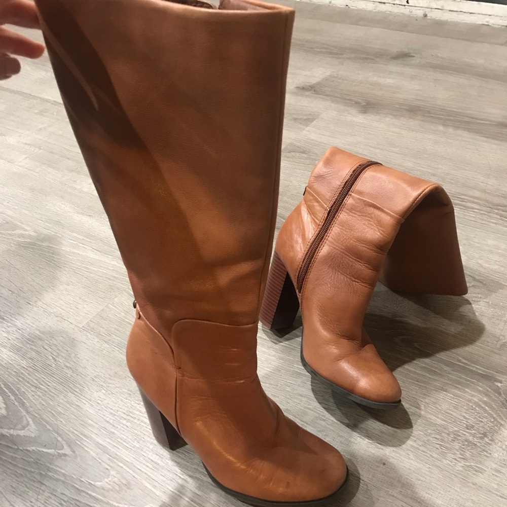 Leather Heel Boots size 6 Liz & Co